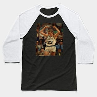 Larry Bird Celtics Vintage Baseball T-Shirt